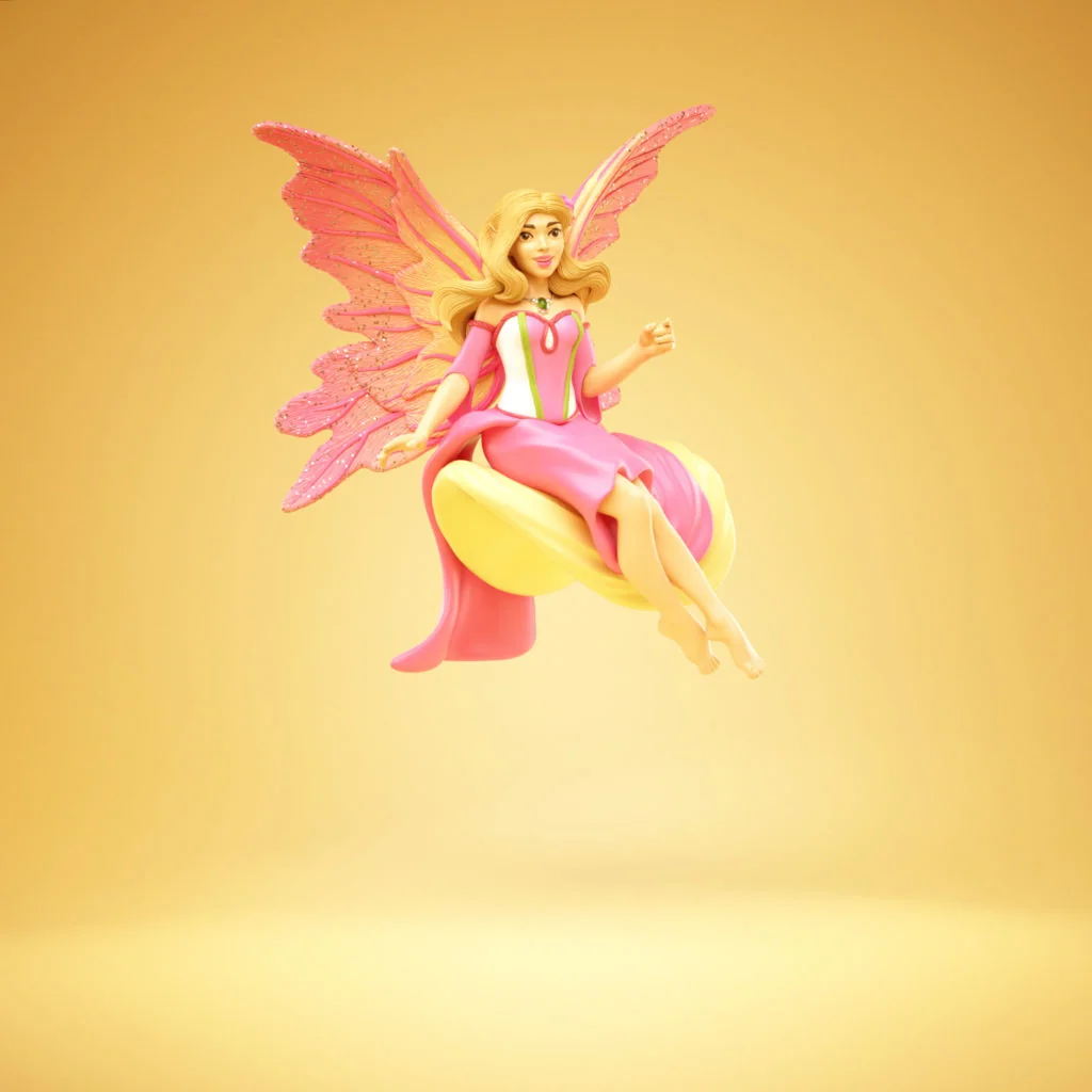 Additional presentation render of Feya on Butterfly Pegasus by Anna Schmelzer