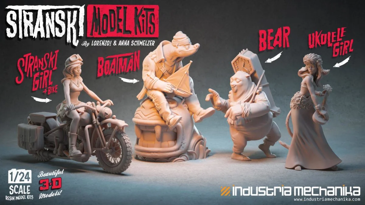 Full Stranski collectible model kit set for Industria Mechanika by Anna Schmelzer