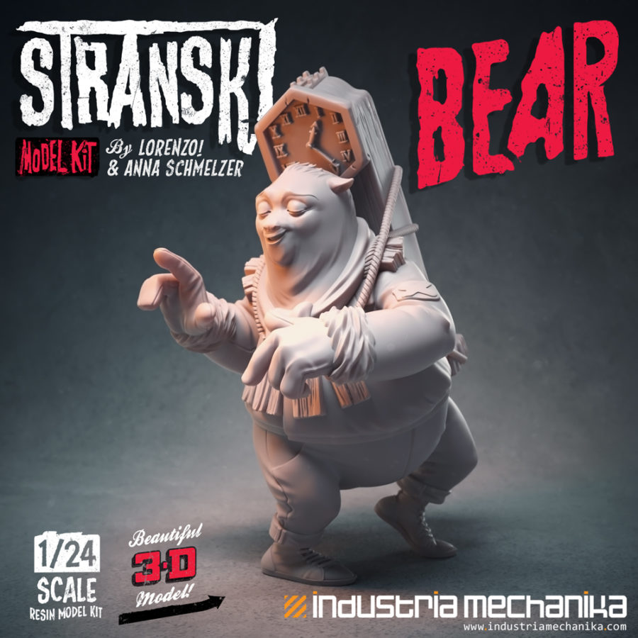 Bear Stranski model Anna Lorenzo IndustrianMechanika Collectibles