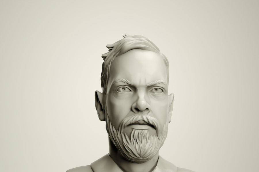 Jon_sculpted by Anna Schmelzer Zbrush 2016