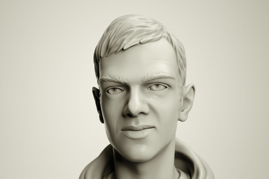 Kieran_Toyfight_sculpted by Anna Schmelzer Zbrush 2018