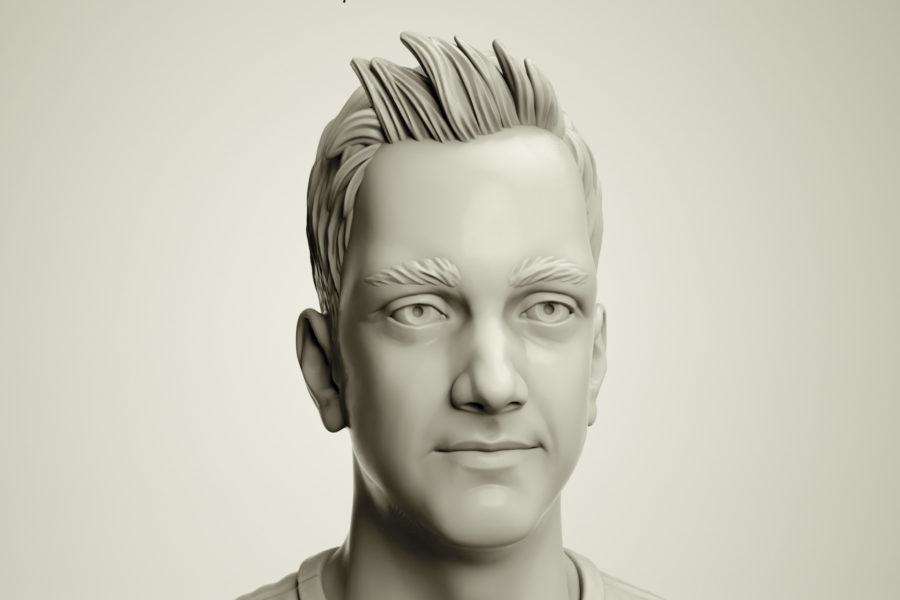 Stephen_Toyfight_sculpted by Anna Schmelzer Zbrush 2018