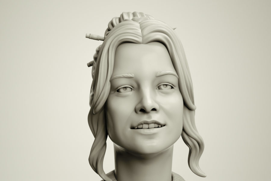 Tasha_Toyfight_sculpted by Anna Schmelzer Zbrush 2018