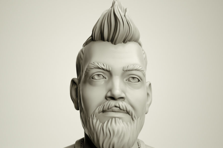 Tommo_Toyfight_sculpted by Anna Schmelzer Zbrush 2018