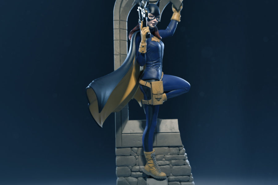 BatGirl_Miniature_Anna_Schmelzer_ZBrush_Octane_Render